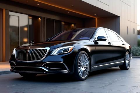 Elegant two-tone Mercedes-Maybach S-Class