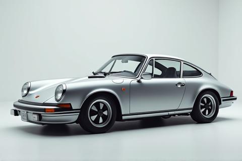 Sleek silver Porsche 911 Carrera available at Elite Drive Rentals