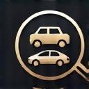 Browse Fleet Icon - Magnifying glass over cars