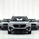 Corporate Fleet Solutions Icon - Group of cars symbol